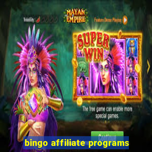 bingo affiliate programs