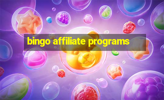 bingo affiliate programs