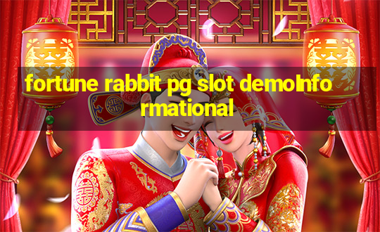 fortune rabbit pg slot demoInformational