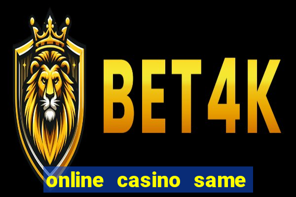 online casino same day payout