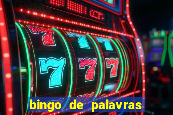 bingo de palavras de natal