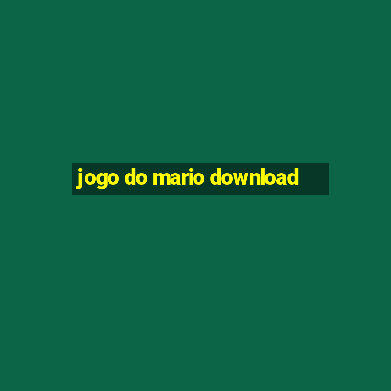 jogo do mario download