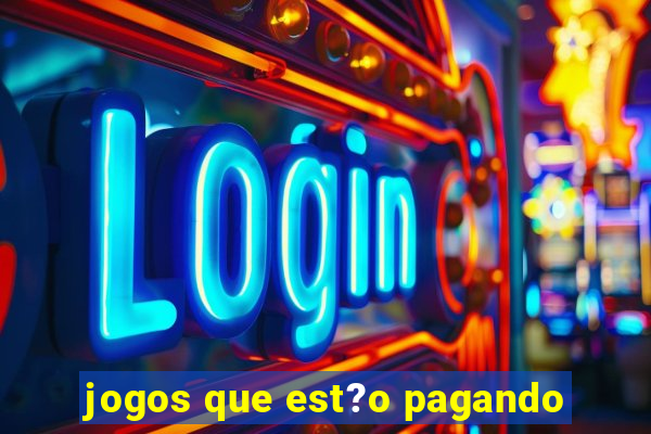 jogos que est?o pagando