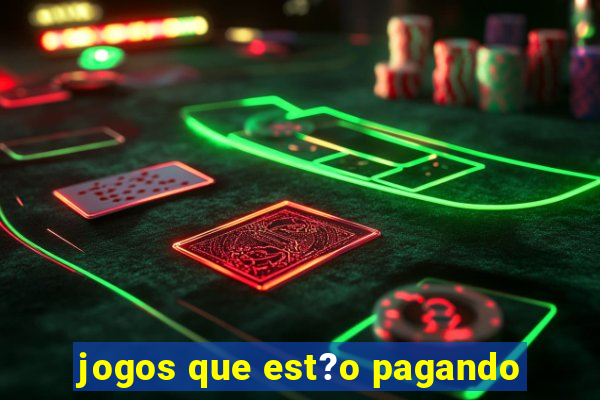 jogos que est?o pagando