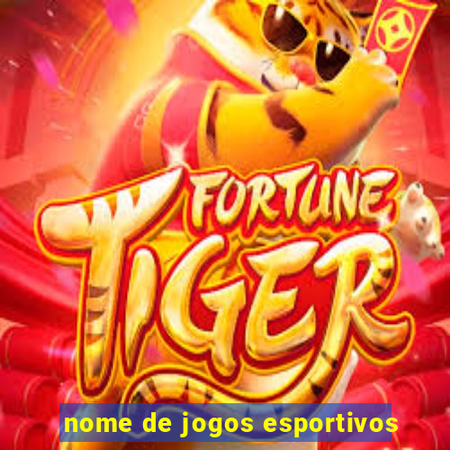 nome de jogos esportivos