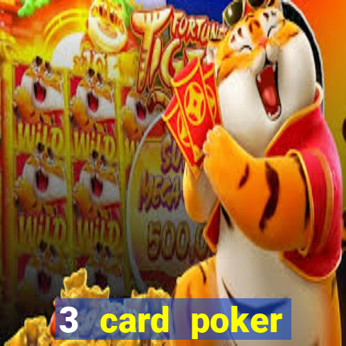 3 card poker casino rules