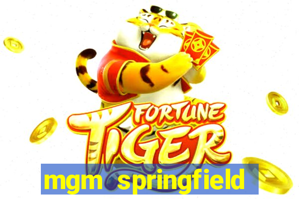 mgm springfield slot payout percentage