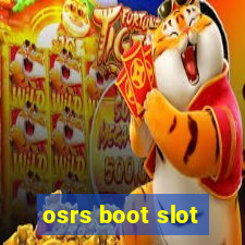 osrs boot slot