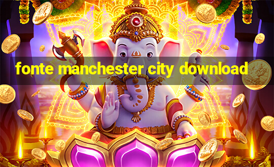 fonte manchester city download