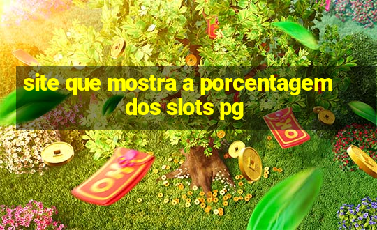 site que mostra a porcentagem dos slots pg