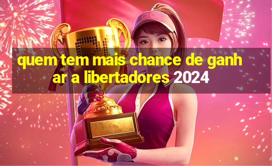 quem tem mais chance de ganhar a libertadores 2024