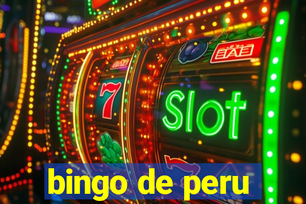 bingo de peru