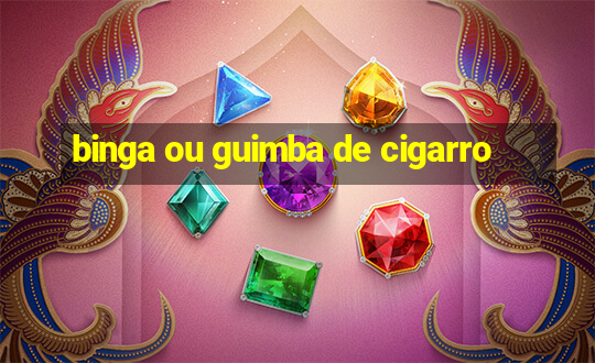 binga ou guimba de cigarro