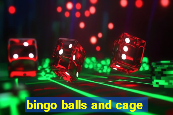 bingo balls and cage