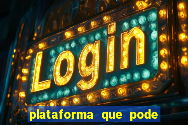 plataforma que pode depositar 1 real