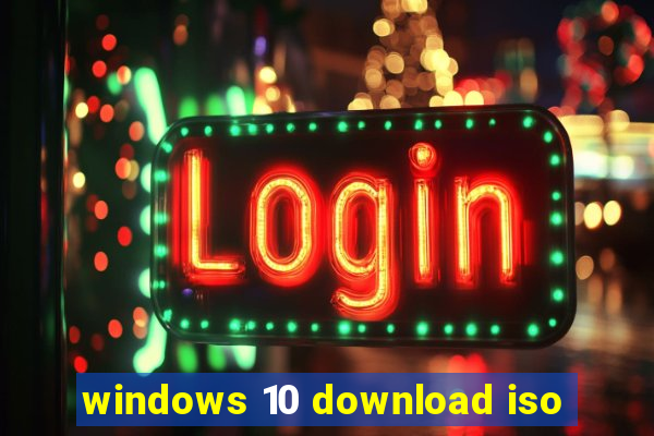 windows 10 download iso