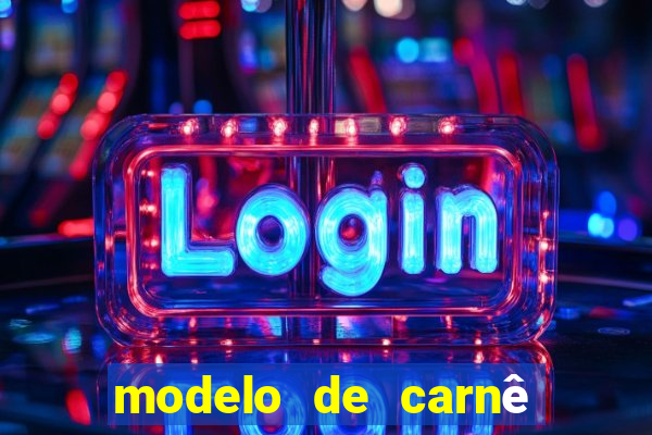 modelo de carnê de pagamento word