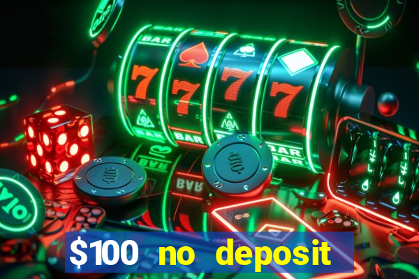 $100 no deposit mobile casino