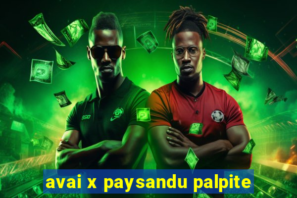 avai x paysandu palpite