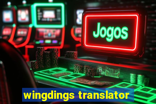 wingdings translator