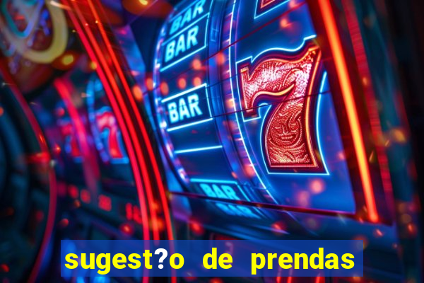 sugest?o de prendas para bingo