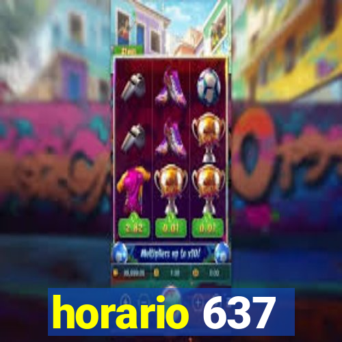 horario 637