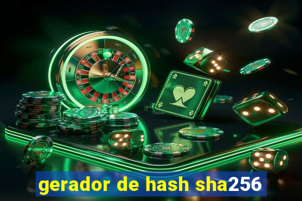 gerador de hash sha256