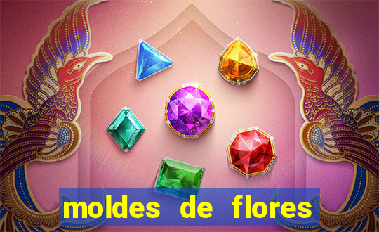 moldes de flores gigantes para imprimir