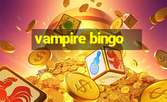 vampire bingo