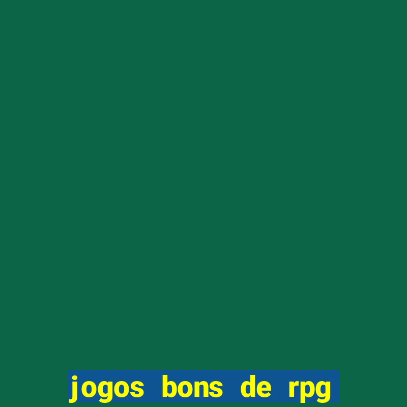 jogos bons de rpg para celular