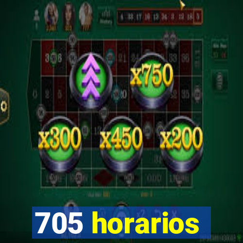 705 horarios