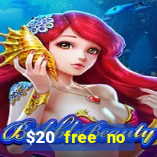 $20 free no deposit casino