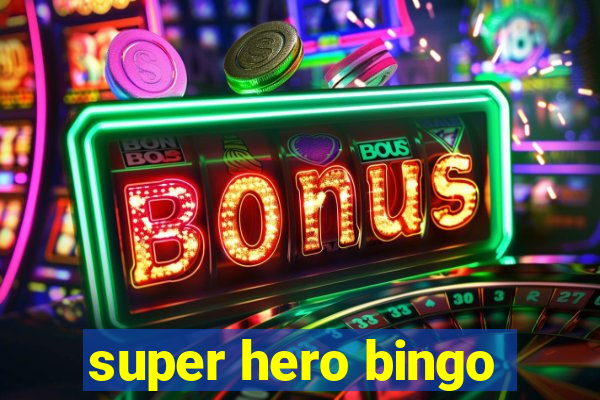 super hero bingo