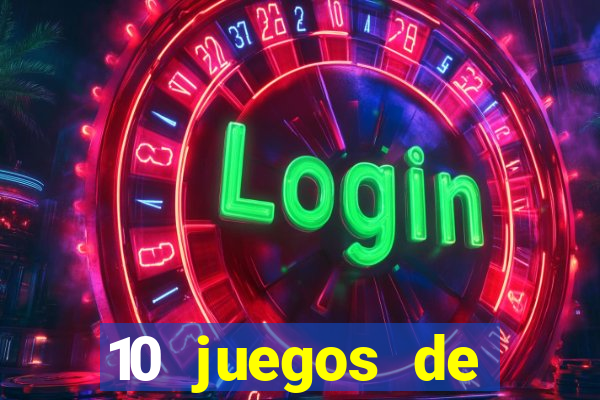 10 juegos de casino nombres