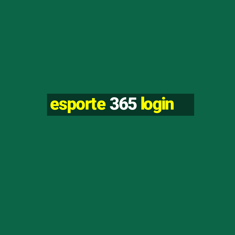 esporte 365 login