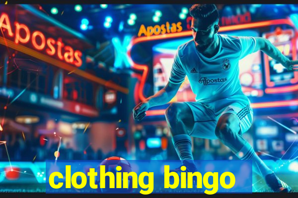 clothing bingo