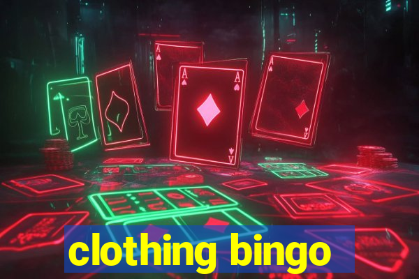 clothing bingo