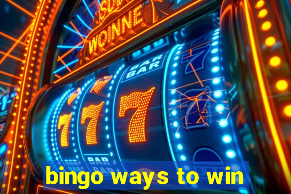 bingo ways to win