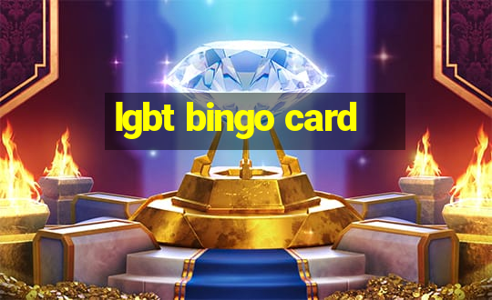 lgbt bingo card