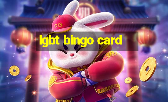 lgbt bingo card