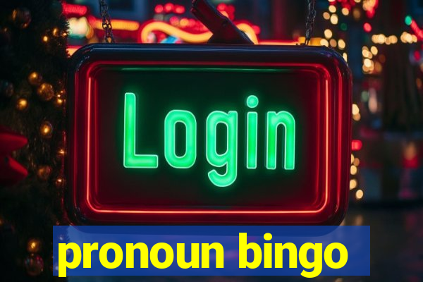 pronoun bingo