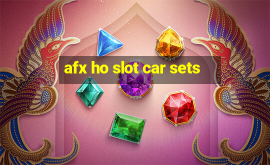 afx ho slot car sets