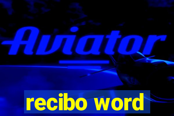 recibo word