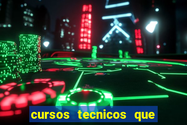 cursos tecnicos que mais empregam