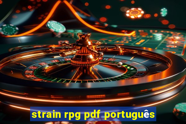 strain rpg pdf português