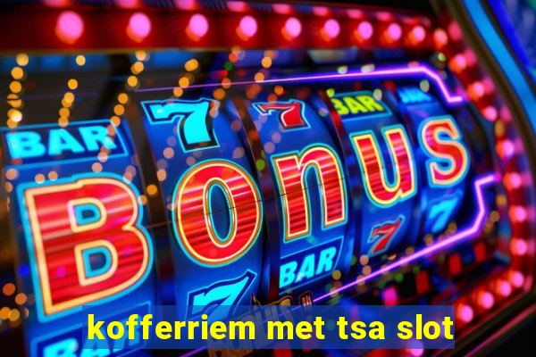 kofferriem met tsa slot