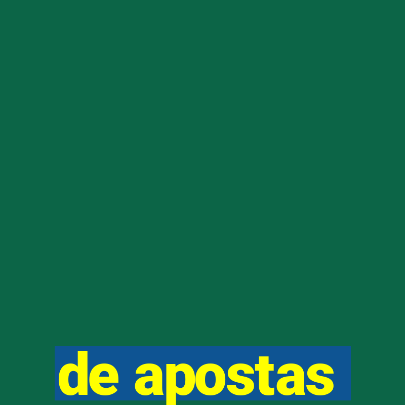 de apostas