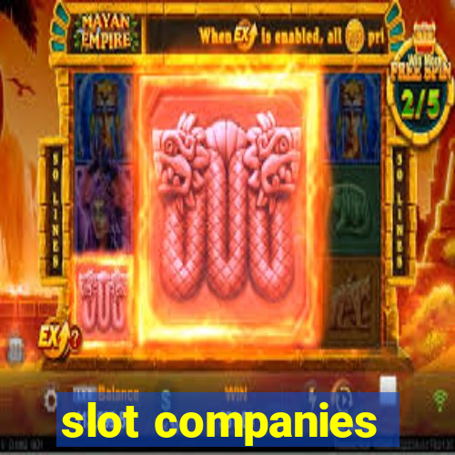 slot companies