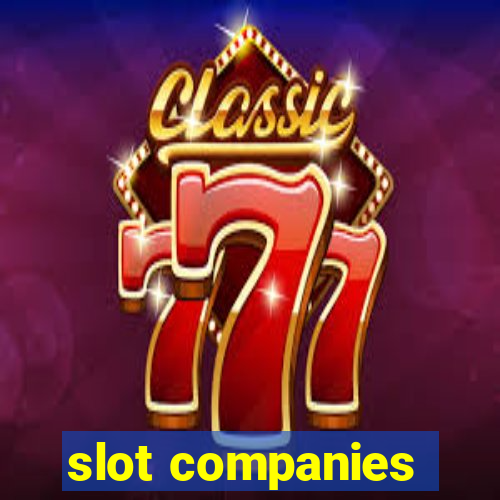 slot companies