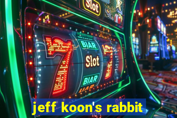 jeff koon's rabbit